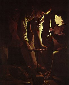 Joseph The Carpenter — Georges De La Tour, Baroque