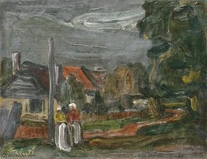 Two Figures In Nightly Landscape — David Jandi