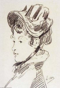 Portrait Of Madame Julles Guillemet — Édouard Manet