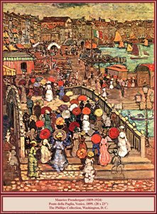 Ponte Della Paglia — Maurice Brazil Prendergast, Post-impressionism