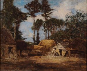 Une Ferme Bretonne — Eugène Louis Boudin