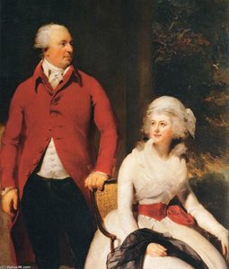 Mr And Mrs John Julius Angerstein (detail) — Sir Thomas Lawrence