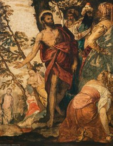Saint John The Baptist Preaching — William Etty