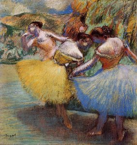 Three Dancers 1 — Edgar Degas