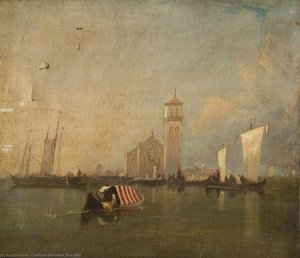 North Italian Coastal Scene — Clarkson Frederick Stanfield, Romanticism
