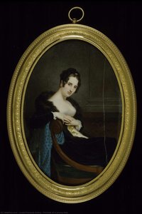 Portrait Of A Young Lady — Louis-françois Aubry