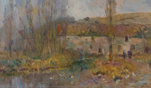 Moulin En Normandie — Albert-charles Lebourg