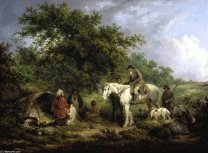 Morning (the Benevolent Sportsman) — George Morland