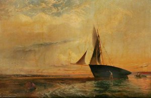 Fishing Smack On The Shore — Henry Baines