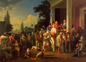 The County Election (no.2) — George Caleb Bingham