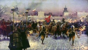 Departure from Wilanów of John III Sobieski and Marysieńka