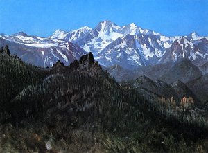 Sierra Nevada (also Known As From The Head Of The Carson River) — Albert Bierstadt