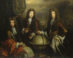 Edward Russell, Earl of Orford (1652–1727), Captain John Benbow (1653–1702), and Admiral Ralph Delavall (c.1645–1707)