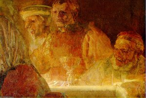 Batavernas Trohetsed Detalj, — Rembrandt Van Rijn