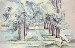 Pool And Lane Of Chestnut Trees At Jas De Bouffan — Paul Cézanne