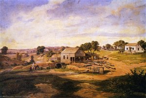 Guenther's Mill On Life Oak Creel — Herman Lungkwitz