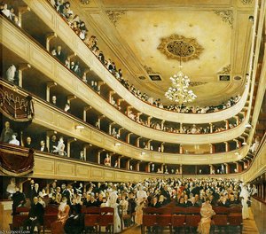 Auditorium In The Old Burgtheater, Vienna — Gustav Klimt, Art Nouveau