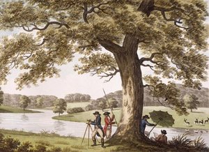 Humphrey Repton Surveying With A Theodolite — William Hamilton
