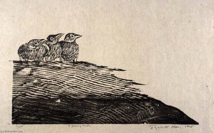 Three Young Birds — Elizabeth Olds