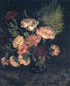 Vase With Carnations — Vincent Willem Van Gogh