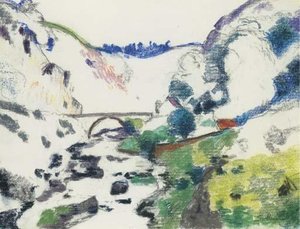 Pont Sur La Sedelle À Crozant — Ferdinand Guillaumin