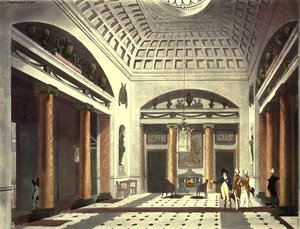 The Hall, Carlton House — William Henry Pyne