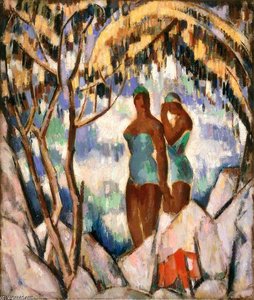 Bathers In Green — John Duncan Fergusson