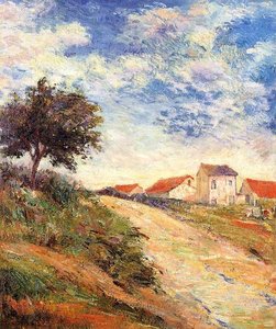 The Road Up — Eugène Henri Paul Gauguin, Post-impressionism