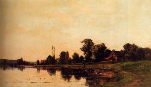 Spring Morning — Hippolyte Camille Delpy, Barbizon School