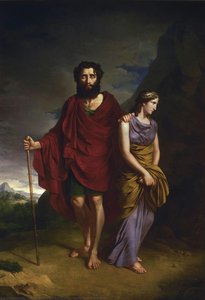 Oedipus And Antigone — Antoni Stanisław Brodowski
