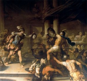 Perseus With The Head Of Medusa — Luca Giordano