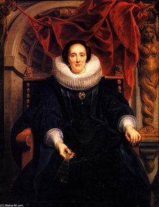 Portrait Of Catharina Behaghel — Jacob Jordaens