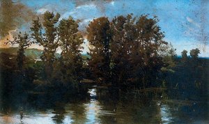 Landscape With River — Ovidio Murguía De Castro