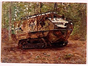 Tank Schneider Avant L'assaut, 27 Mai 1918 — Joseph-félix Bouchor