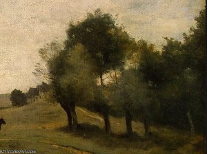 View Near Epernon (detail - ) — Jean-baptiste-camille Corot