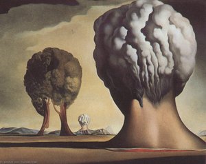 Hree Sphinxes Of Bikini — Salvador Dalí