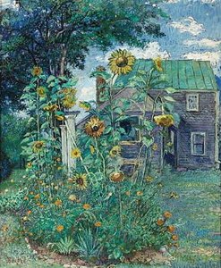 Artist's House In Hampton Bays — David Davidovich Burliuk