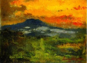 Landscape With Mountains — Elliott Dangerfield