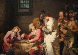 Conradin Of Swabia And Frederick Of Baden Being Informed Of Their Execution In Prison In Naples — Johann Heinrich The Younger Tischbein, Romanticism
