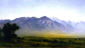 Indian Camp at the Base of the Wasatch Range