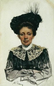 Portrait Of An Unknown Woman — Ilya Yefimovich Repin