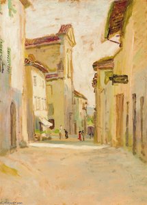 Figures In A Street, Italy — Duncan Grant