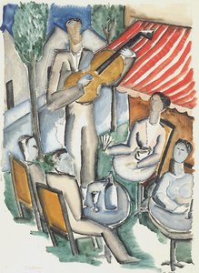 The Guitar Player — Ossip Zadkine