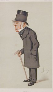 Caricature Of Sir George Biddell Airy — Leslie Mathew Ward