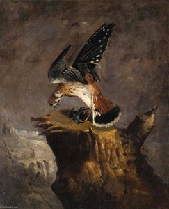 Vulture And Its Prey — Robert Seldon Duncanson