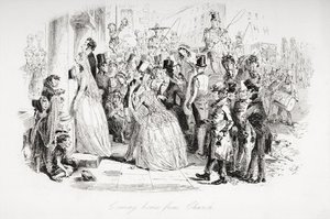 Coming Home From Church — Émile Prisse D'avennes, Satirical Printmaking