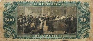 500 Soles De Oro — Banco Central De Reserva Del Perú
