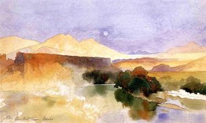 Portneuf Canyon, Idaho — Thomas Moran, Hudson River School