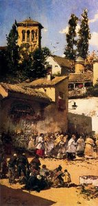 The Procession Of The Holy Sacrement — Mariano Barbasan