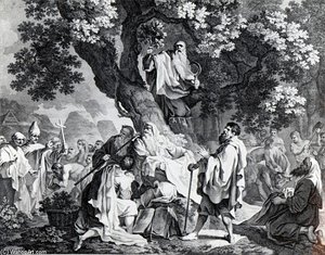The Druids, Or The Conversion Of The Britons To Christianity; Engraved By Simon Francois Ravenet, Pr — Francis Hayman